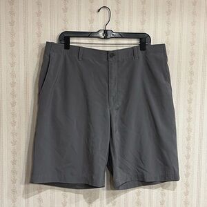 PGA Tour Men's Charcoal Flat Front Shorts